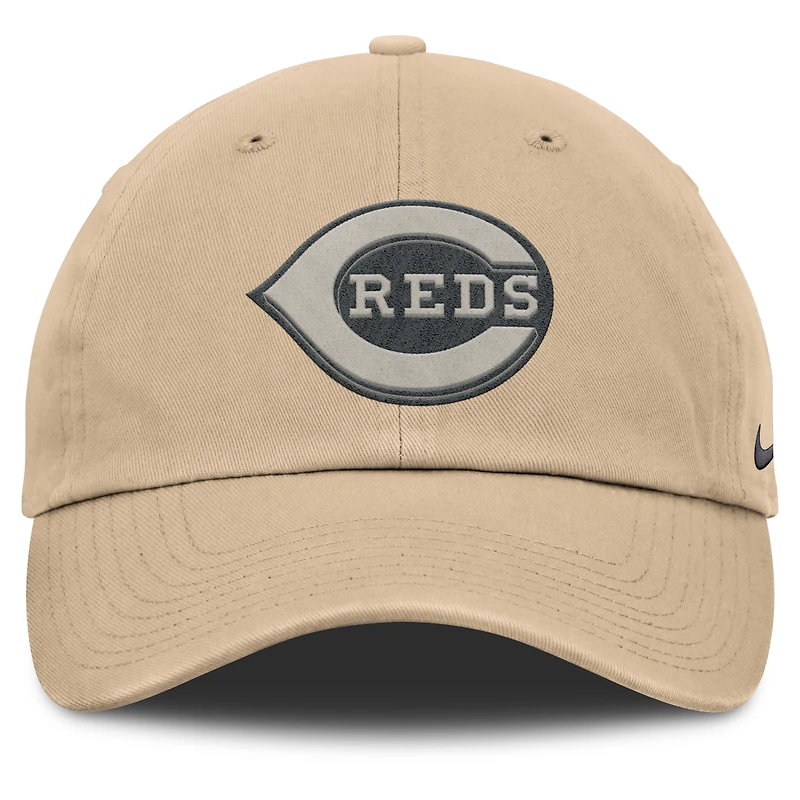 Casquette ajustable Nike Khaki Cincinnati Reds Club pour homme