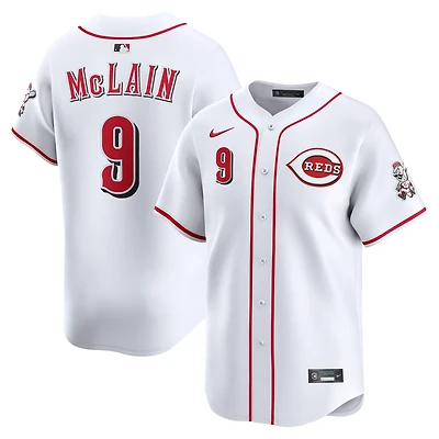Men's Nike Matt McLain White Cincinnati Reds Home Limited Player Jersey