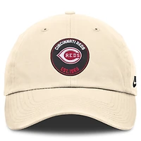 Men's Nike Natural Cincinnati Reds Cooperstown Collection Club Adjustable Hat