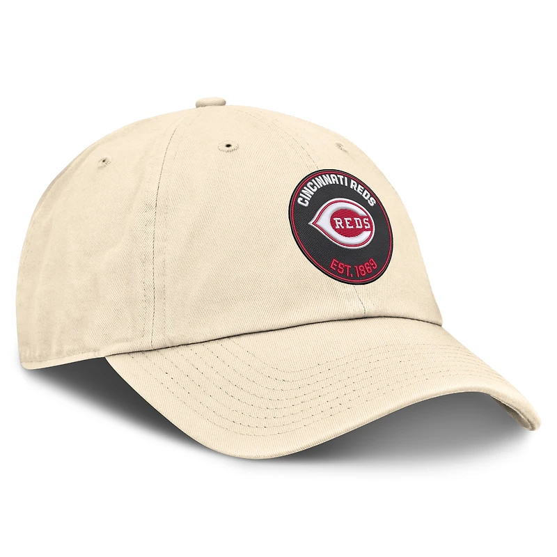 Casquette ajustable Nike Natural Cincinnati Reds Cooperstown Collection Club pour homme