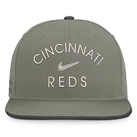 Casquette snapback Nike Cincinnati Reds Pro Dri-FIT olive pour homme