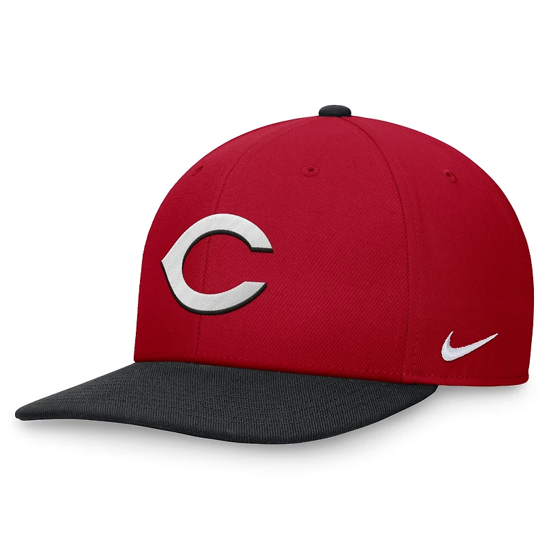 Men's Nike Red/Black Cincinnati Reds Two-Tone Snapback Hat