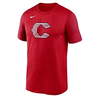 T-shirt Nike Legend Dri-FIT rouge pour homme, collection authentique City Connect 2026 des Reds de Cincinnati.