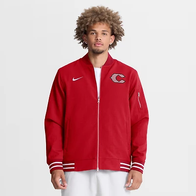 Men's Nike Red Cincinnati Reds 2026 City Connect Authentic Collection Relaxed Full-Zip Bomber Jacket