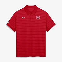 Men's Nike Red Cincinnati Reds 2026 City Connect Authentic Collection Striped Victory Dri-FIT Polo