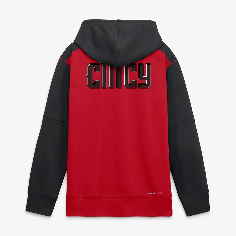 Men's Nike Red Cincinnati Reds 2026 City Connect Authentic Collection Therma-FIT Hoodie