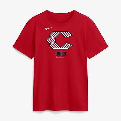 Men's Nike Red Cincinnati Reds 2026 City Connect Large Logo T-Shirt