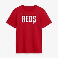 T-shirt Nike rouge pour homme Cincinnati Reds 2026 City Connect Wordmark
