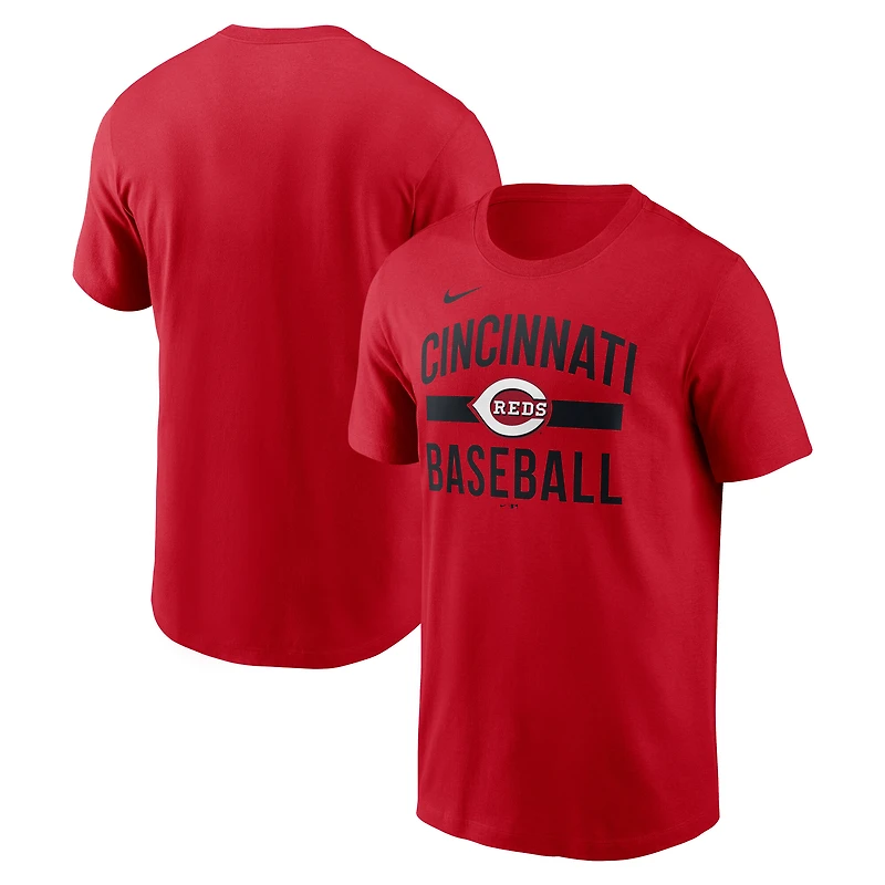 T-shirt Nike rouge Cincinnati Reds pour homme