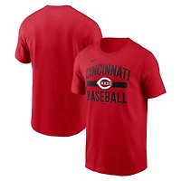 T-shirt Nike rouge Cincinnati Reds pour homme