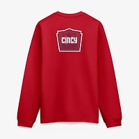 Sweat-shirt Nike rouge Cincinnati Reds City Connect Club pour homme
