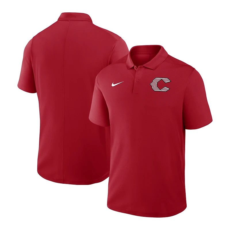 Polo Nike City Connect Victory Dri-FIT rouge Cincinnati Reds pour homme