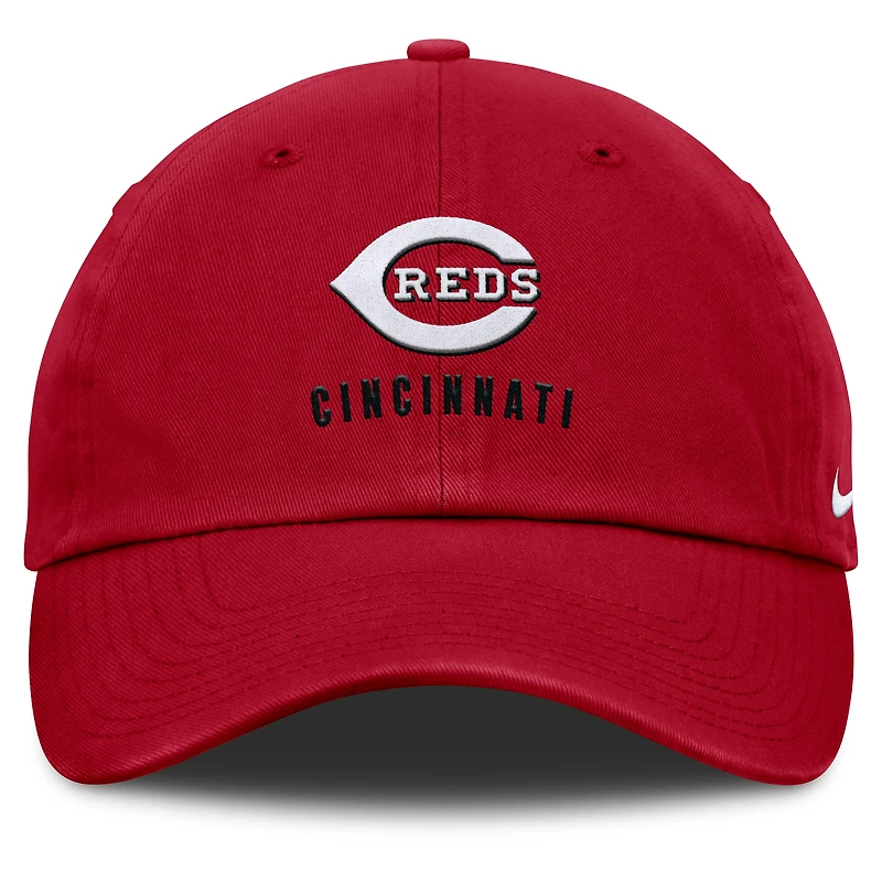Casquette ajustable Nike rouge Cincinnati Reds Club pour homme
