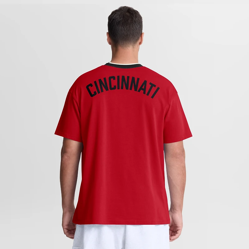 T-shirt à manches raglan Nike Reds Cincinnati Collection Cooperstown pour homme