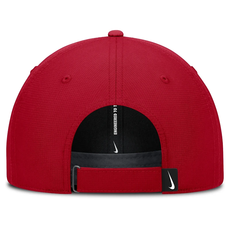 Casquette ajustable Nike Reds de Cincinnati pour homme, modèle Dri-FIT Club rouge.