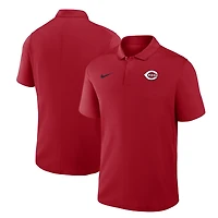 Polo Nike rouge Cincinnati Reds Dri-FIT Victory pour homme