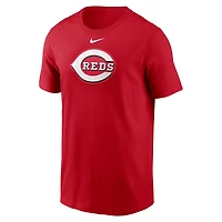 T-shirt Nike pour homme, rouge, logo large des Reds de Cincinnati Fuse