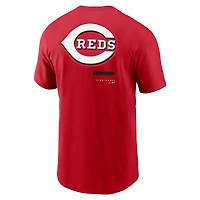 T-shirt à épaules dénudées Nike Cincinnati Reds pour homme rouge