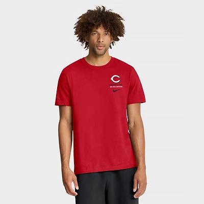 Men's Nike Red Cincinnati Reds Primetime 2-Hit T-Shirt