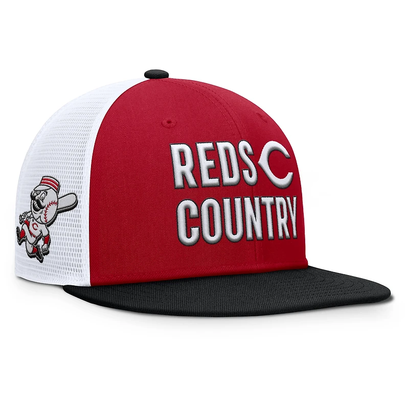 Men's Nike  Red Cincinnati Reds Pro Trucker Snapback Hat