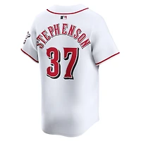 Maillot de joueur Nike Tyler Stephenson blanc à domicile des Reds Cincinnati pour homme