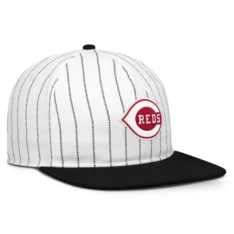 Casquette ajustable Nike Pro Cincinnati Reds Cooperstown Collection blanche et noire pour homme