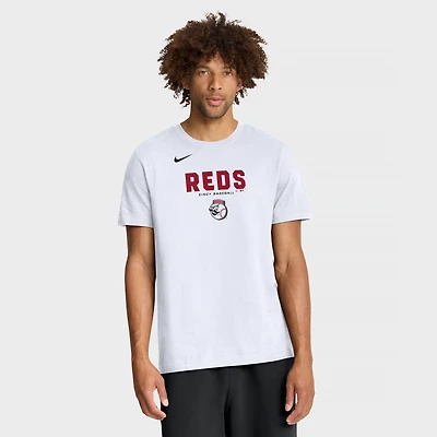 Men's Nike White Cincinnati Reds Bold Team Name T-Shirt
