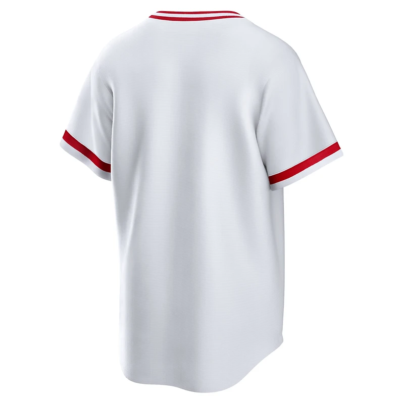 Men's Nike White Cincinnati Reds Home Cooperstown Collection Team Jersey