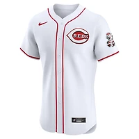 Men's Nike White Cincinnati Reds Home Elite Jersey