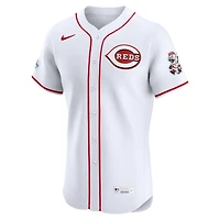Maillot Nike blanc domicile Elite des Cincinnati Reds pour homme