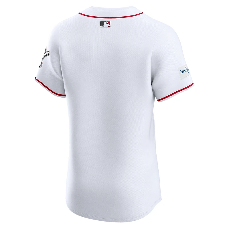 Maillot Nike blanc domicile Elite des Cincinnati Reds pour homme
