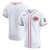 Men's Nike White Cincinnati Reds Home Elite Jersey