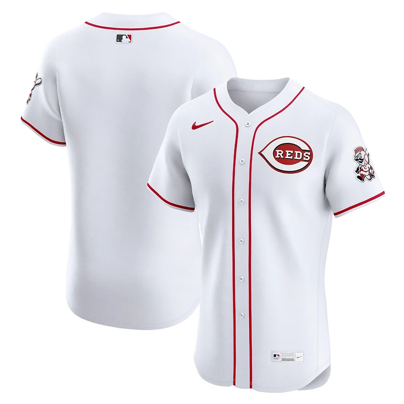 Maillot Nike blanc domicile Elite des Cincinnati Reds pour homme