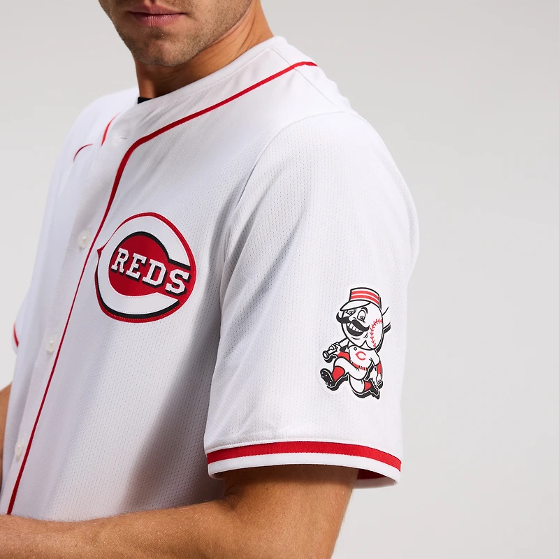 Maillot Nike blanc à domicile des Reds de Cincinnati pour homme