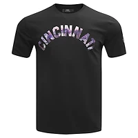 T-shirt noir Pro Standard pour hommes, paysage urbain des Reds de Cincinnati