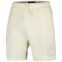 Men's Pro Standard Cream Cincinnati Reds Neutral Fleece Shorts