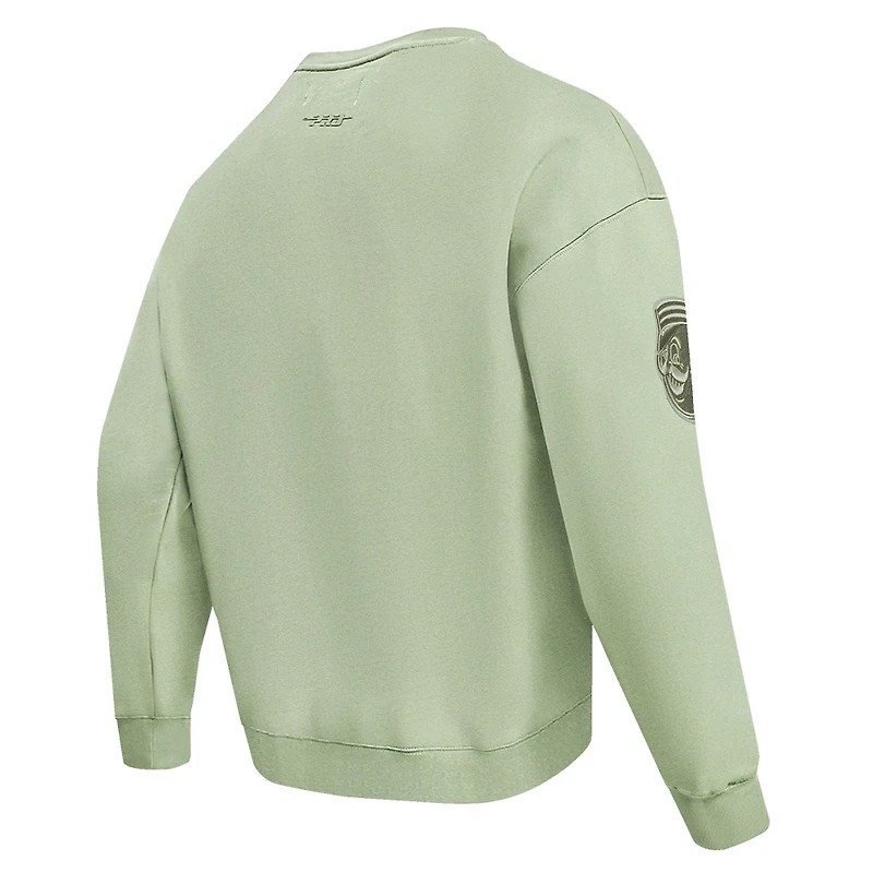 Sweat-shirt à épaules tombantes neutre Pro Standard Green Cincinnati Reds pour hommes