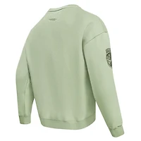 Sweat-shirt à épaules tombantes neutre Pro Standard Green Cincinnati Reds pour hommes