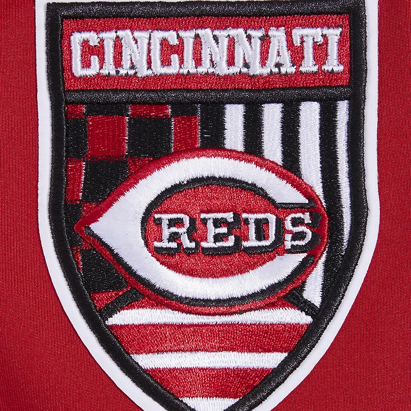 Men's Pro Standard Red Cincinnati Reds Fast Lane Full-Zip Track Jacket
