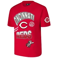 Men's Pro Standard Red Cincinnati Reds Turn It Up Dropped Shoulder T-Shirt