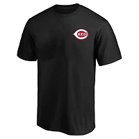 Men's Profile  Black Cincinnati Reds Big & Tall Two-Sided Graphic T-Shirt