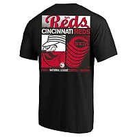 Men's Profile  Black Cincinnati Reds Big & Tall Two-Sided Graphic T-Shirt