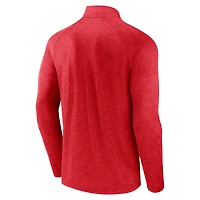 Haut raglan à quart de zip pour hommes Profile Red Cincinnati Reds Big & Tall