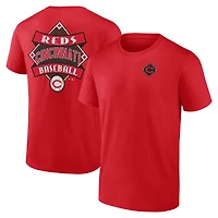 T-shirt rouge pour homme des Cincinnati Reds, collection Cooperstown, Field Play