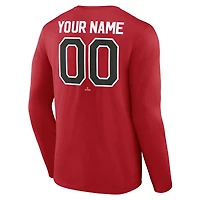 Men's Red Cincinnati Reds Cooperstown Collection Winning Streak Custom Long Sleeve T-Shirt