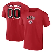 T-shirt personnalisé rouge pour homme des Cincinnati Reds, collection Cooperstown, série de victoires