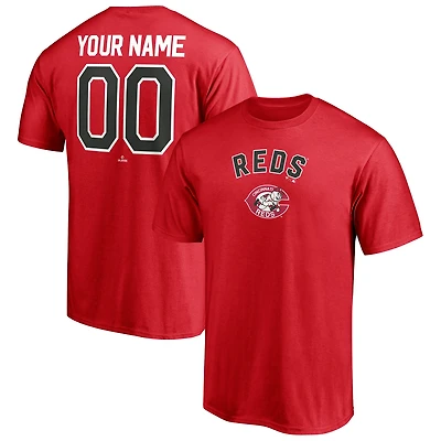 Men's Red Cincinnati Reds Cooperstown Collection Winning Streak Custom T-Shirt