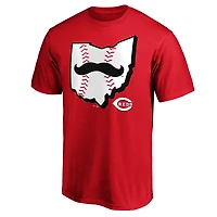 Men's  Red Cincinnati Reds Team Adrenaline T-Shirt