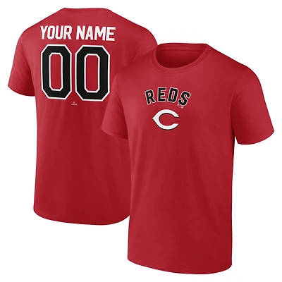 Men's Red Cincinnati Reds Winning Streak Custom T-Shirt