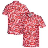 Men's Reyn Spooner  Red Cincinnati Reds Cooperstown Pua Performance Polo